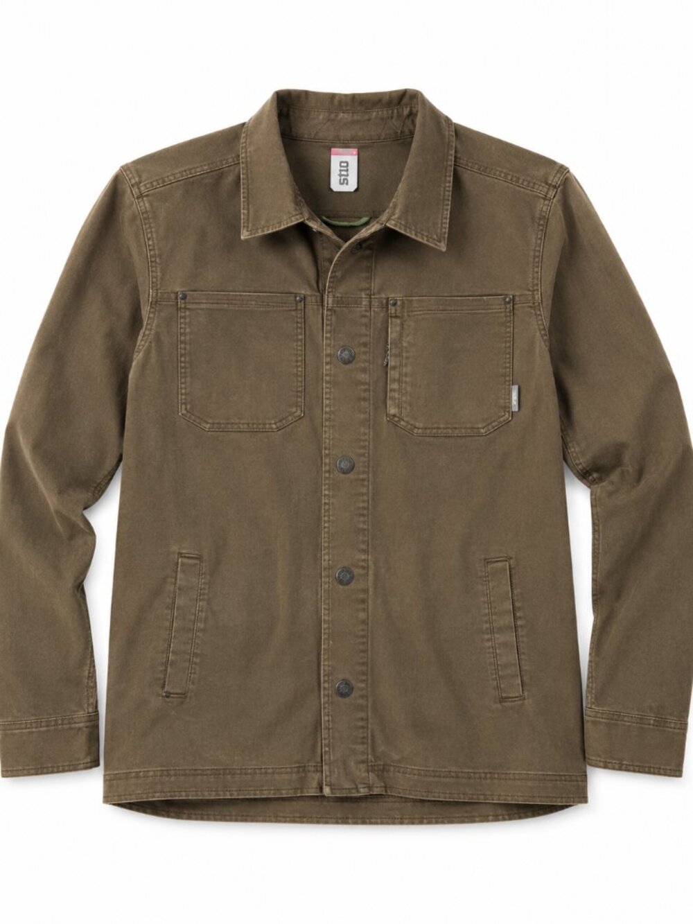 STIO Ralston Canvas Jacket Army Green Size Medium
